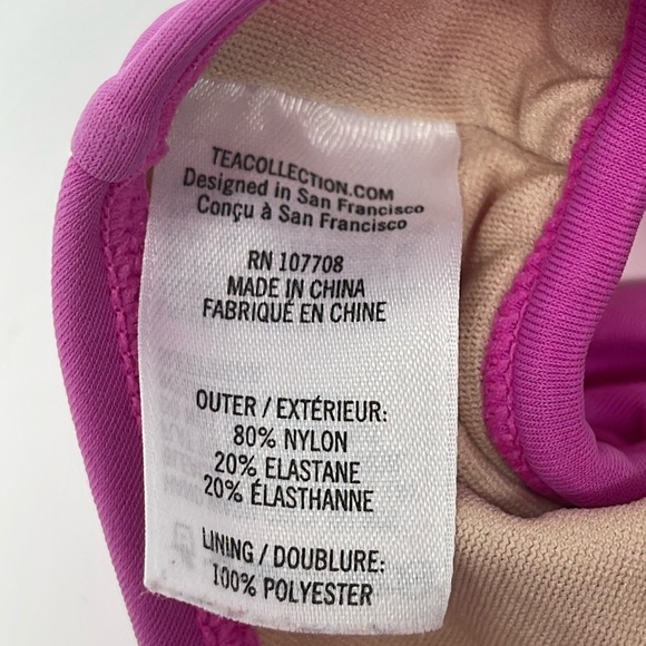 TEA COLLECTION: Ruffled Bikini Swim Bottom, Snapdragon Pink, Size 7 - Picture 6 of 6